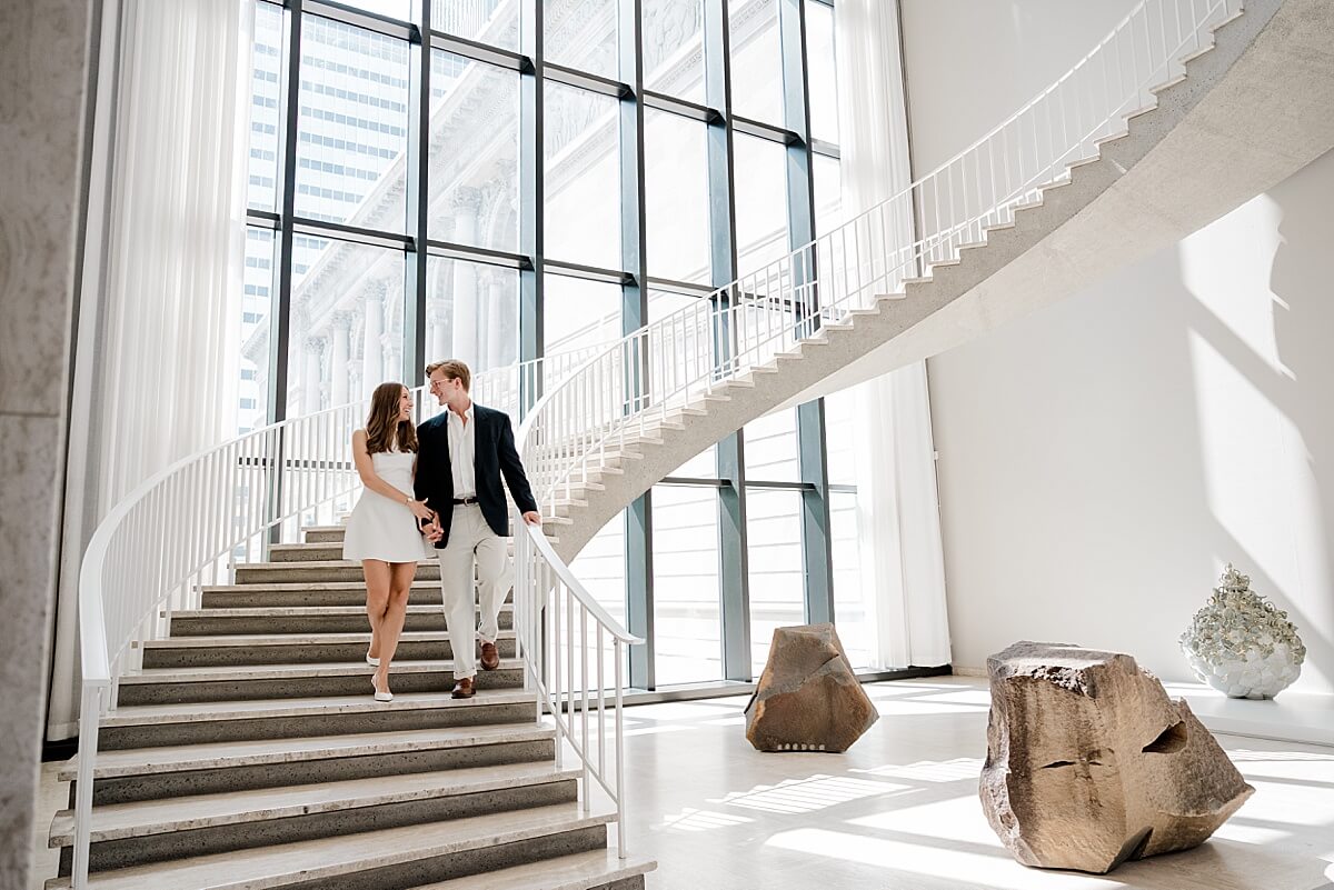 Chicago Art Institute Engagement Session